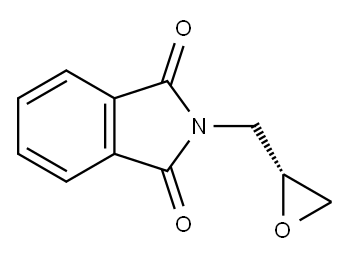 (R)-N-环氧丙基邻苯二甲酰亚胺 结构式