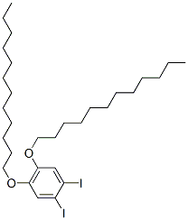 1,2-DIIODO-4,5-(DIDODECYLOXY)BENZENE 结构式