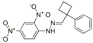 1-Phenylcyclobutanecarbaldehyde 2,4-dinitrophenyl hydrazone 结构式