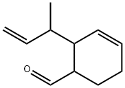 2-(1-methylallyl)cyclohex-3-ene-1-carbaldehyde 结构式
