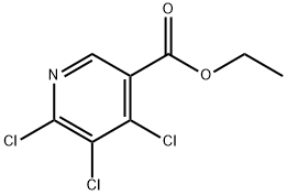 4,5,6-三氯烟酸乙酯 结构式