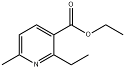 2-ethyl-6-methyl-3-Pyridinecarboxylic acid ethyl ester 结构式