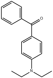 4-(二乙氨基)二苯甲酮 结构式