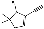 2-Cyclopenten-1-ol, 2-ethynyl-5,5-dimethyl- (9CI) 结构式