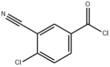 Benzoyl chloride, 4-chloro-3-cyano- (9CI) 结构式