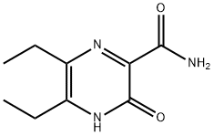 5,6-二乙基-3-羟基吡嗪-2-甲酰胺 结构式