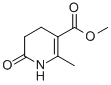 METHYL 1,4,5,6-TETRAHYDRO-2-METHYL-6-OXOPYRIDINE-3-CARBOXYLATE 结构式