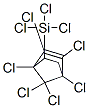 trichloro(1,4,5,6,7,7-hexachloro-5-norbornen-2-yl)silane 结构式