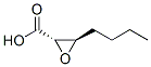 Oxiranecarboxylic acid, 3-butyl-, trans- (9CI) 结构式