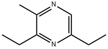 3,5-二乙基-2-甲基-吡嗪 结构式