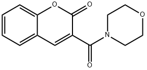 3-(Morpholinocarbonyl)coumarin 结构式