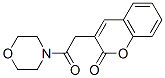 3-[(Morpholinocarbonyl)methyl]coumarin 结构式