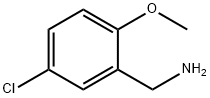 5-氯-2-甲氧基苄胺 结构式