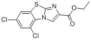 5,7-DICHLOROIMIDAZO[2,1-B]BENZOTHIAZOLE-2-CARBOXYLIC ACID ETHYL ESTER 结构式