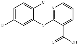 2-(2,5-Dichloro-phenylsulfanyl)-nicotinic acid 结构式