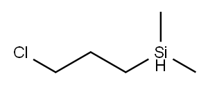 3 - 氯丙基二甲基硅烷 结构式