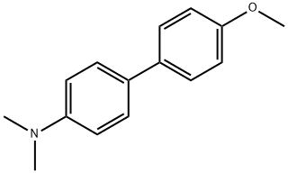 4'-甲氧基-N,N-二甲基联苯-4-胺 结构式