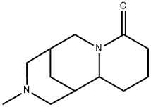 1,2,3,4,5,6,9,10,11,11a-Decahydro-3-methyl-1,5-methano-8H-pyrido[1,2-a][1,5]diazocin-8-one 结构式