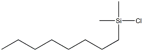 氯二甲基辛硅烷 结构式