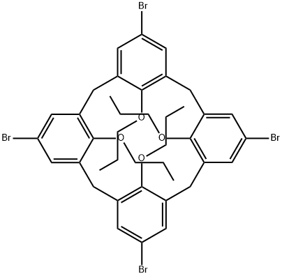 5,11,17,23-TETRABROMO-25,26,27,28-TETRAPROPOXYCALIX[4!ARENE, 98 结构式