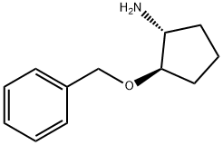 (1R,2R)-(-)-2-(苄氧基)环戊胺 结构式