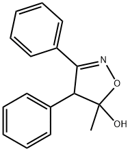 4,5-二氢-5-甲基-3,4-二苯基-5-异恶唑 结构式