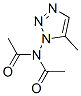Acetamide,  N-acetyl-N-(5-methyl-1H-1,2,3-triazol-1-yl)- 结构式