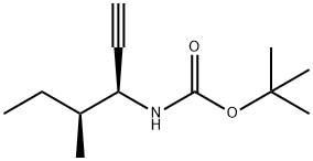 Carbamic acid, [(1S,2S)-1-ethynyl-2-methylbutyl]-, 1,1-dimethylethyl ester (9CI) 结构式