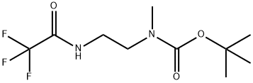 tert-Butyl Methyl(2-(2,2,2-trifluoroacetaMido)ethyl)carbaMate 结构式