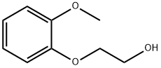 2-(2-甲氧基苯氧基)乙醇 结构式