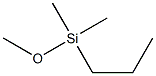 二甲基甲氧基-N-丙基硅烷 结构式