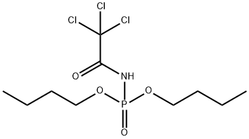 N-(Trichloroacetyl)phosporamidic acid dibutyl ester 结构式