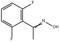 (Z)-1-(2,6-二氟苯基)乙酮 肟 结构式