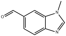 1-甲基-1H-苯并咪唑-6-甲醛 结构式