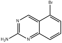 5-溴喹喔啉-2-胺 结构式