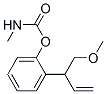 2-[1-(Methoxymethyl)-2-propenyl]phenol N-methylcarbamate 结构式