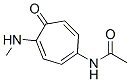 N-(4-Methylamino-5-oxo-1,3,6-cycloheptatrienyl)acetamide 结构式