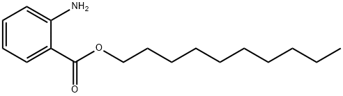 2-氨基苯甲酸葵酯 结构式