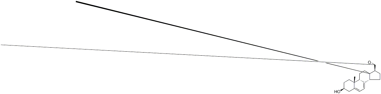 (3β,9β,10α)-3-Hydroxy-pregna-5,7-dien-20-one 结构式