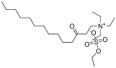 triethyl[2-lauroylethyl]ammonium ethyl sulphate  结构式