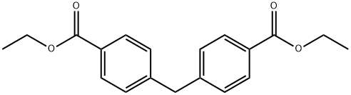 Benzoic acid, 4,4'-Methylenebis-, diethyl ester 结构式