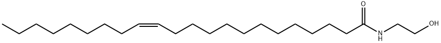 (Z)-N-(2-hydroxyethyl)docos-13-enamide 结构式