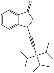 1-[(TRIISOPROPYLSILYL)ETHYNYL]-1,2-BENZIODOXOL-3(1H)-ONE 结构式