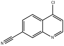 4-氯-7-氰基喹啉 结构式