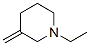 Piperidine, 1-ethyl-3-methylene- (9CI) 结构式