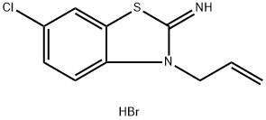 3-Allyl-6-chlorobenzo[d]thiazol-2(3H)-imine hydrobromide 结构式