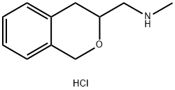 1-(ISOCHROMAN-3-YL)-N-METHYLMETHANAMINE HYDROCHLORIDE 结构式