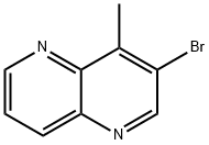 3-BROMO-4-METHYL-1,5-NAPHTHYRIDINE 结构式