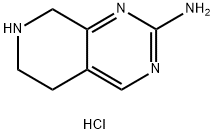 5,6,7,8-四氢吡啶并[3,4-D]嘧啶-2-胺二盐酸盐 结构式