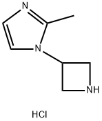 1-(AZETIDIN-3-YL)-2-METHYL-1H-IMIDAZOLE DIHYDROCHLORIDE 结构式